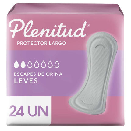 Protector Diario Largo Plenitud para Escapes de Orina Leves - Plenitud