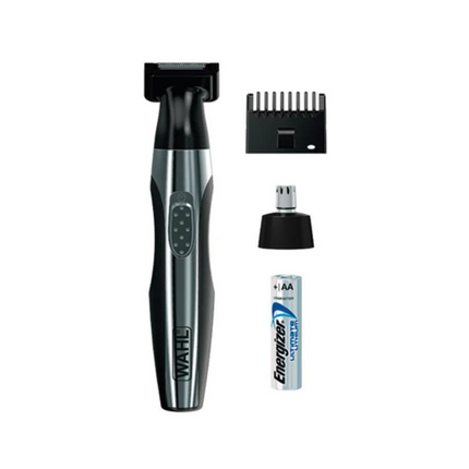 Recortadora Quickstyle Wahl 05604-018 – 3 Cabezales, Uso Húmedo/Seco, Alimentación Pilas AA