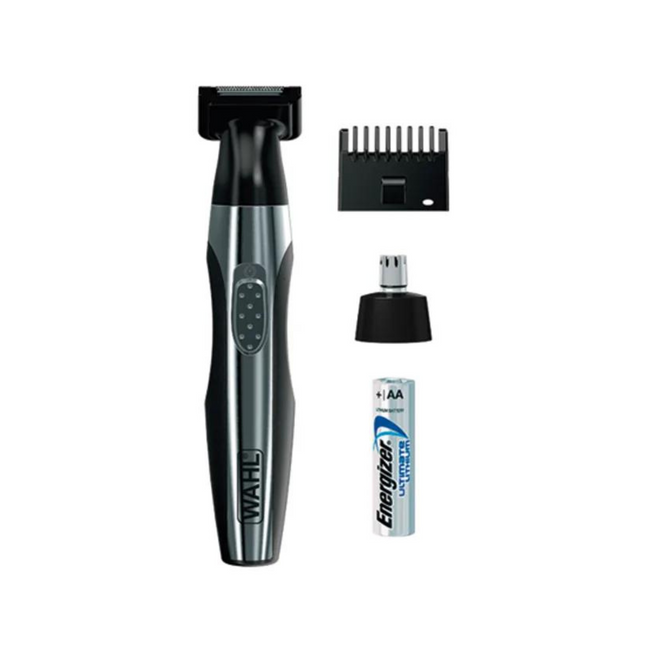 Recortadora Quickstyle Wahl 05604-018 – 3 Cabezales, Uso Húmedo/Seco, Alimentación Pilas AA