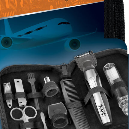 Recortador de Barba y Nariz Travel Kit Wahl 05604-208 – Kit Completo para Cuidado Personal
