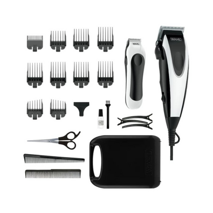 Cortadora de Cabello y Afeitadora Wahl HomeCut Combo 09243-6788 – Kit Completo de 23 Piezas