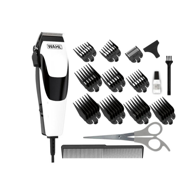 Cortadora de Cabello Wahl Quick Cut Kit 09314-2418 – 16 Piezas, 10 Peines Guía, Diseño Ergonómico