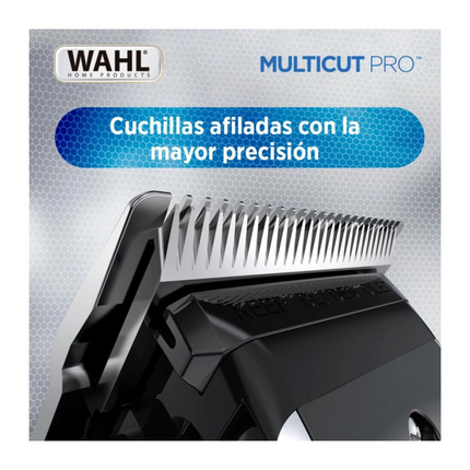 Cortadora de Cabello Recargable Wahl Multi-Cut Pro 09657-008 – Kit Completo de 21 Piezas