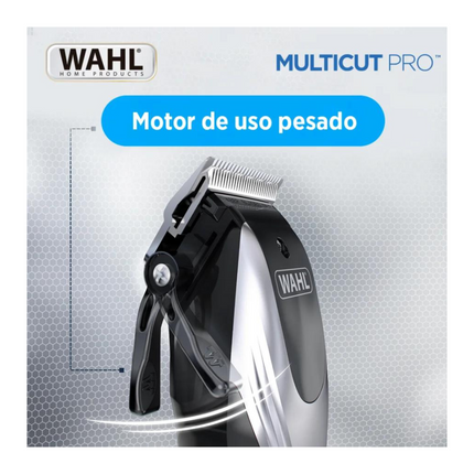 Cortadora de Cabello Recargable Wahl Multi-Cut Pro 09657-008 – Kit Completo de 21 Piezas