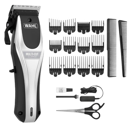 Cortadora de Cabello Recargable Wahl Multi-Cut Pro 09657-008 – Kit Completo de 21 Piezas