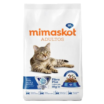 Mimaskot Gatos Adultos Sabor Pollo y Carne – Alimento Seco para Gatos 1kg