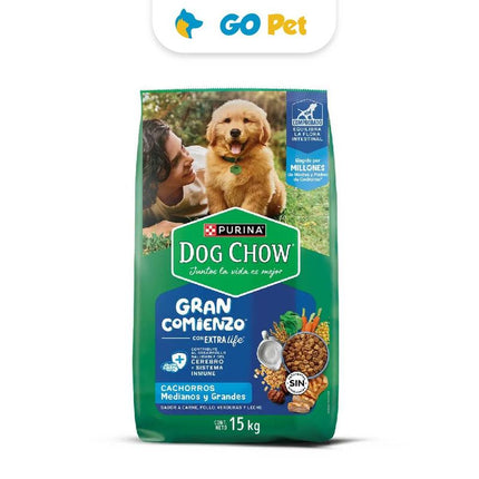 Dog Chow Cachorro Raza Mediana y Grande 15 Kg