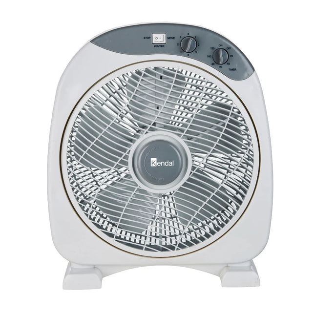 Ventilador Sobremesa BOX 12 Pulgadas Con timer KF-12B3 Blanco