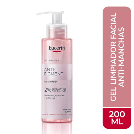Eucerine Anti-pigment Gel Limpiador Facial Antimanchas 200ml.