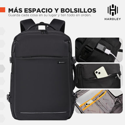 Mochila Urbana Brussels 23 L – Impermeable, Antirrobo y Conector USB