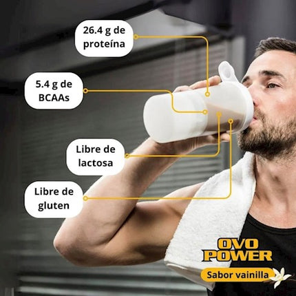 Ovopower - Proteína en polvo sabor vainilla 0.5kg