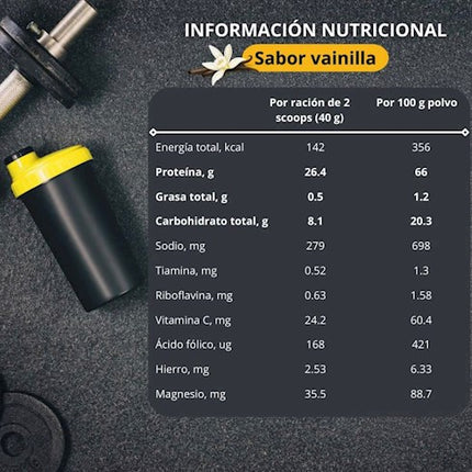Ovopower - Proteína en polvo sabor vainilla 0.5kg