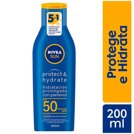 Bloqueador Nivea Sun Protect Hydrate Fps50-200Ml