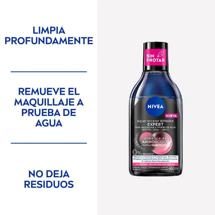 NIVEA - Agua Micelar Bifásica EXPERT 400ml