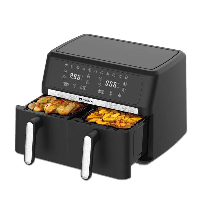 Freidora de Aire Imaco AF1790D XXL 9 L Doble Canastilla Digital