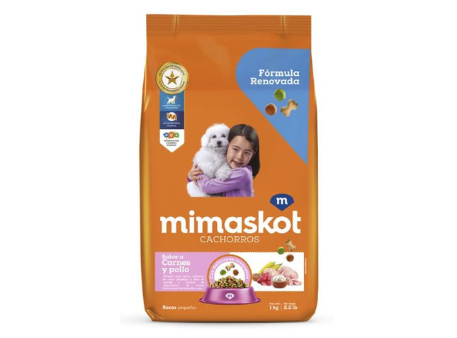 Mimaskot Cachorros Raza Pequeña Sabor Carne y Pollo – Alimento Seco para Perros 1kg