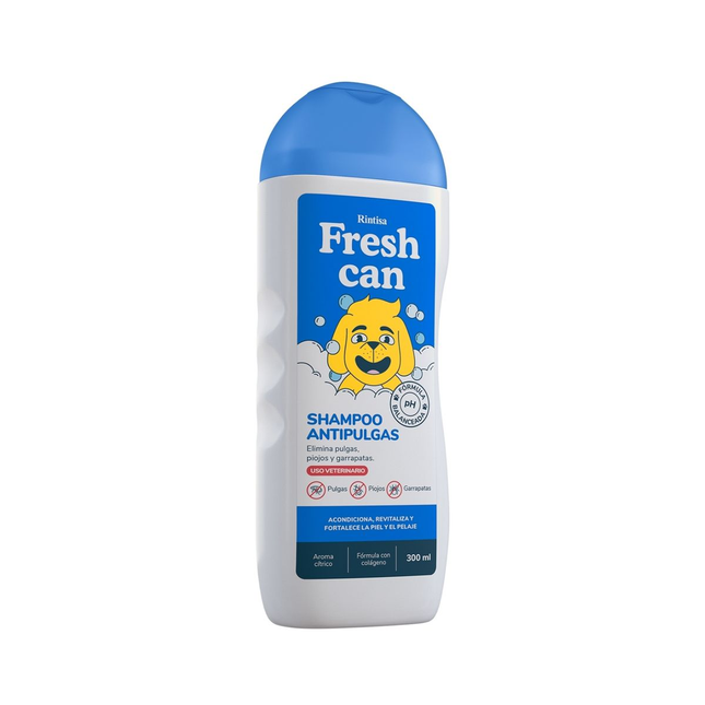 Fresh Can Shampoo Antipulgas para Perros Adultos 300ml
