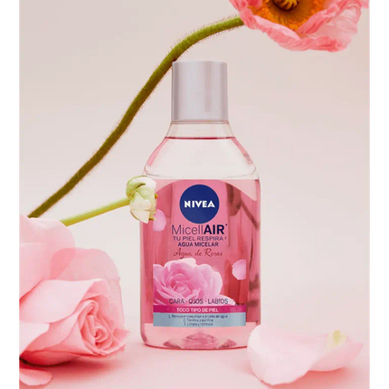 NIVEA - MicellAIR Agua Micelar con Agua de Rosas 400ml