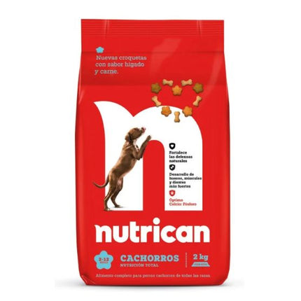 Nutrican Cachorros Sabor Hígado y Carne – Alimento Seco para Perros 2kg