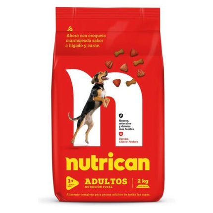 Nutrican Perros Adultos Sabor Hígado y Carne – Alimento Seco para Perros 2kg