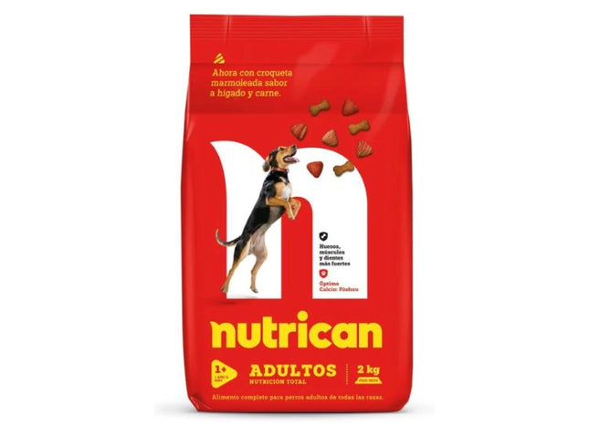 Nutrican Perros Adultos Sabor Hígado y Carne – Alimento Seco para Perros 2kg