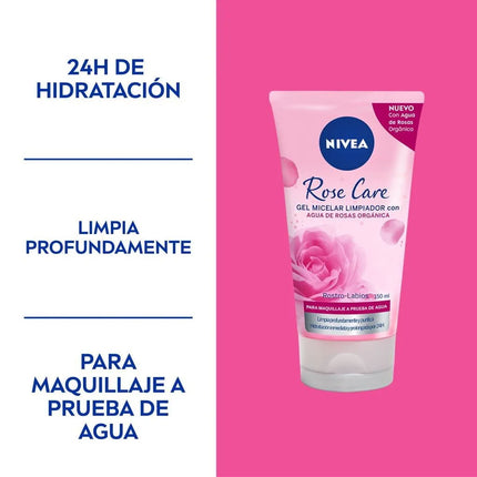 NIVEA - Rose Care Gel Micelar Limpiador 150ml