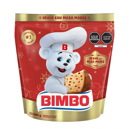 PREVENTA - Caja de 6 unidades Panetón Bimbo bolsa 900 g
