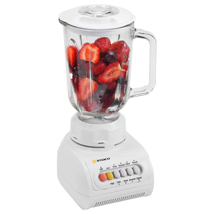 Licuadora Imaco BL888V – 350 W, 1.5 Litros, 8 Velocidades, Vaso de Vidrio Templado