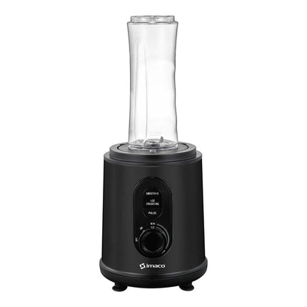 Licuadora de acero negro 1000w vaso de vidrio 1.5l Imaco
