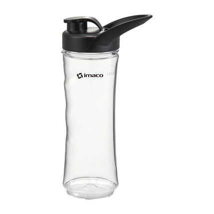 Licuadora de acero negro 1000w vaso de vidrio 1.5l Imaco