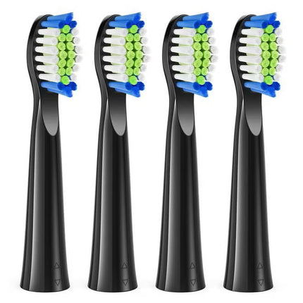 Cabezales de Repuesto Bitvae D2 para Cepillo Dental Sónico Pack x4 Negro