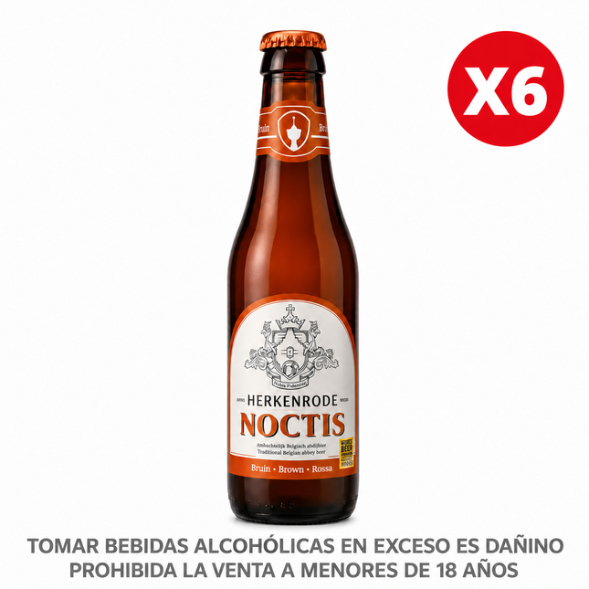 Six Pack Cerveza Cornelissen Herkenrode Noctis Botella 330 ml.