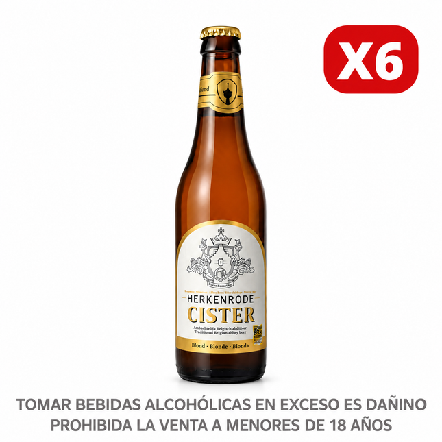 Six Pack Cerveza Cornelissen Herkenrode Cister Botella 330 ml