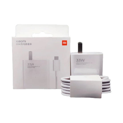 Cargador Xiaomi 33w con cable de carga rápida USB tipo C