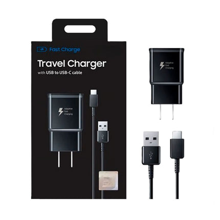 Cargador 15w de carga rápida tipo C con cubo y cable EU Plug S10