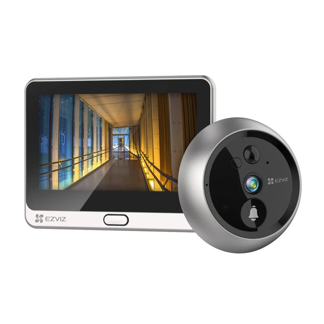 Timbre con mirilla inteligente EZVIZ WiFi 3MP 2K con pantalla