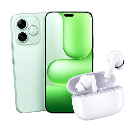 Combo Smartphone Honor 600e 256GB 8GB Sprout Green + Honor Choice Earbuds X7 Lite