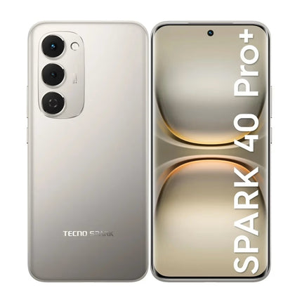 Smartphone Tecno Spark 40 Pro+ 256GB 8GB Moon Titanium