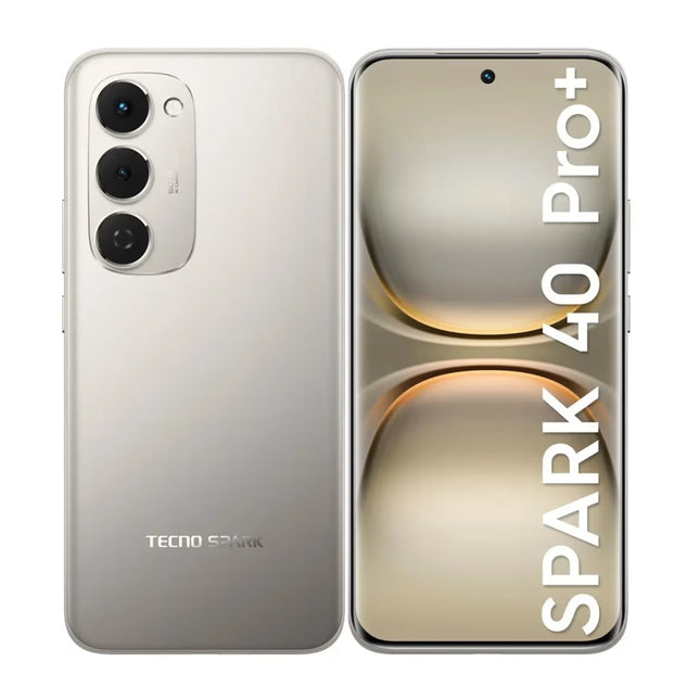 Smartphone Tecno Spark 40 Pro+ 256GB 8GB Moon Titanium