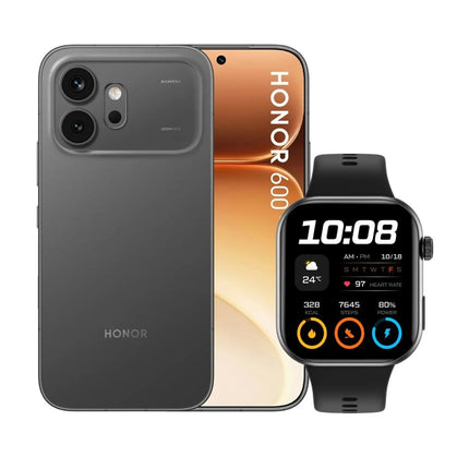 Combo Smartphone Honor 600 5G 256GB 8GB negro + Honor Choice Watch 2i
