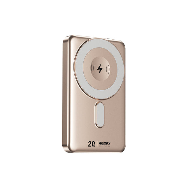 Power Bank REMAX CX-2 10000mAh magnético Wireless 15W + 22.5W con soporte dorado