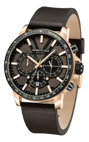 Reloj Kenneth Cole New York KCWGC2234804 para hombre marrón