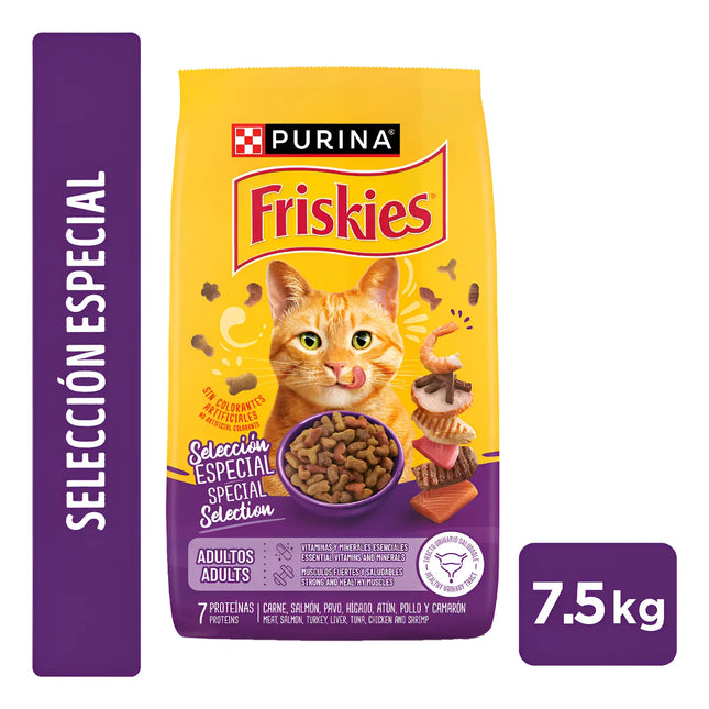 Friskies Selección Especial – Alimento Seco para Gatos 7.5kg
