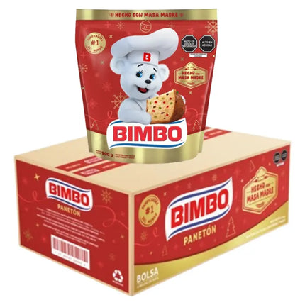Paneton Bimbo En Bolsa - Caja 6 Unid X 900gr