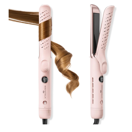 Plancha Alisadora y Rizador de Cabello 2 en 1 Wavytalk