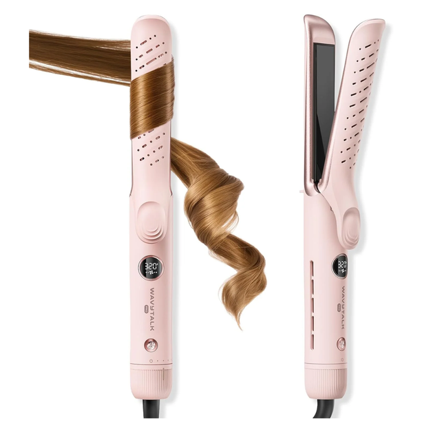 Plancha Alisadora y Rizador de Cabello 2 en 1 Wavytalk
