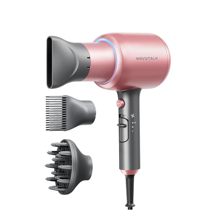 Secador de Cabello Iónico Wavytalk 1875W con Difusor, Tecnología Cerámica y 3 Accesorios