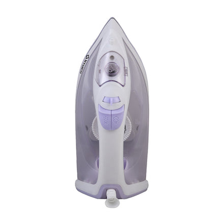 Plancha a vapor con base cerámica color morado