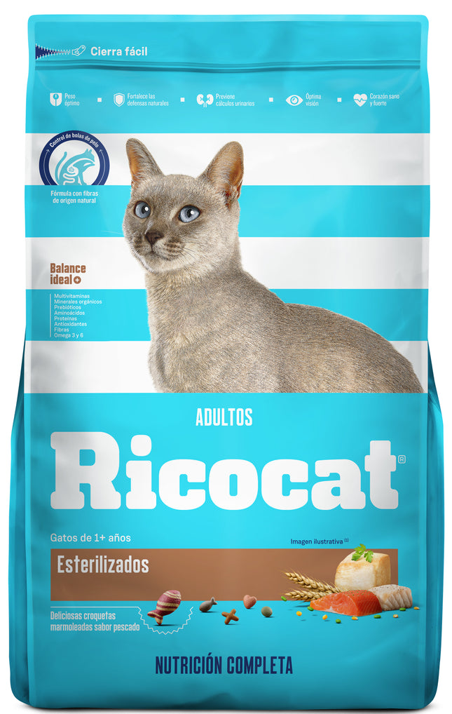 RICOCAT ESTERILIZADOS AD 9KG