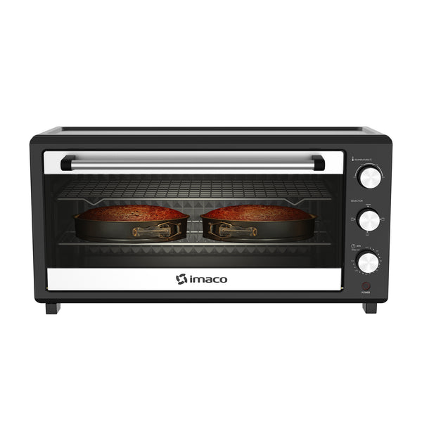 Horno eléctrico Double Cake 35 litros negro Imaco